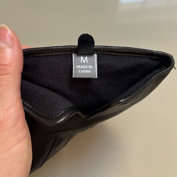 NWOT‼️ MICHAEL KORS Men’s Leather Gloves Size M - Picture 7 of 9